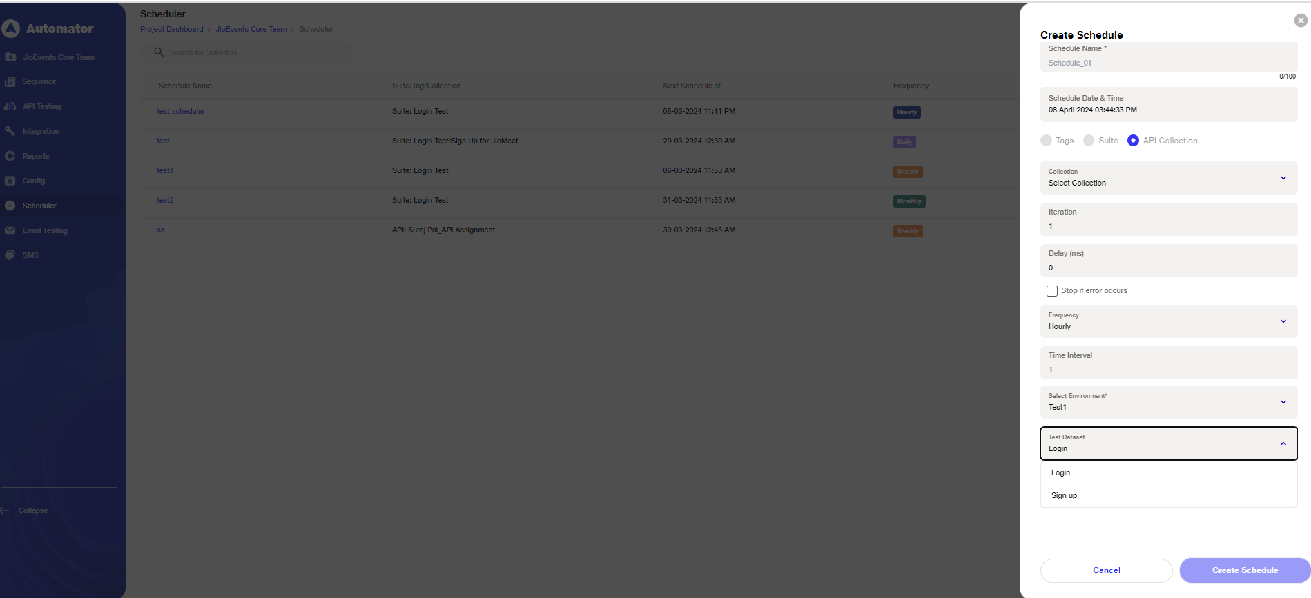  Scheduler section image 
