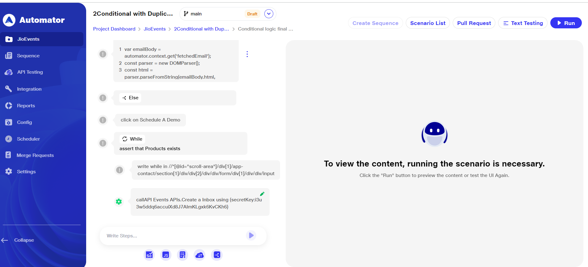 Image for while conditional block