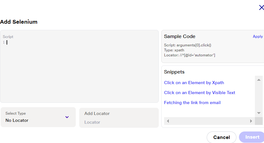 Selenium script to verify email 