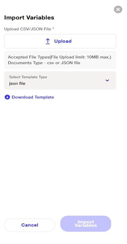 json sample template