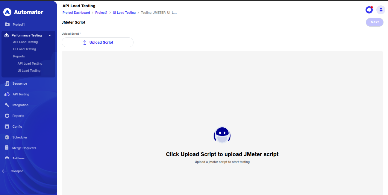 Jmeter script image