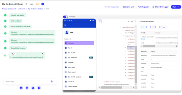 Adding Steps Using Context menu
