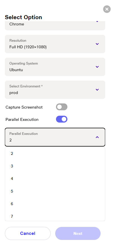 Parallel execution for intergration image