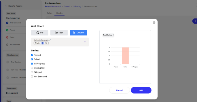  Add view for new Graphical chart   